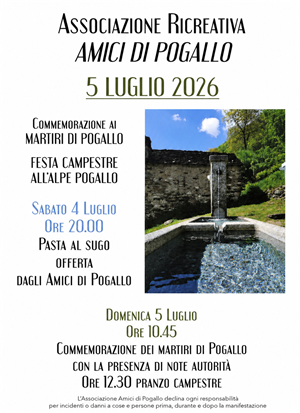 Commemorazione dei Martiri di Pogallo