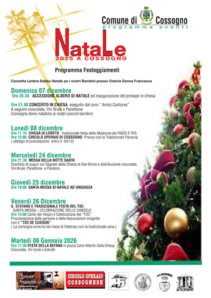 Natale 2025 a Cossogno